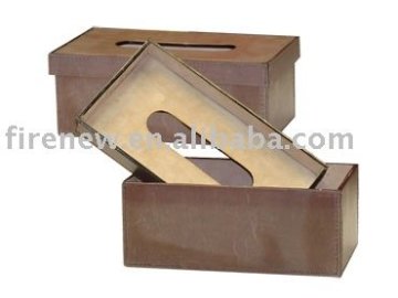 leather tissue box, napkin holder, tissue case