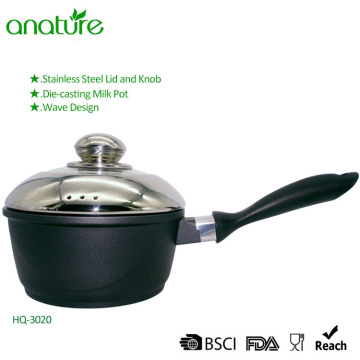 Die Casting Black Nonstick Kitchen Sauce Pan