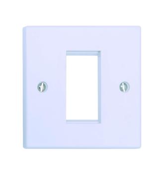 1 Gang One Module Media Plate