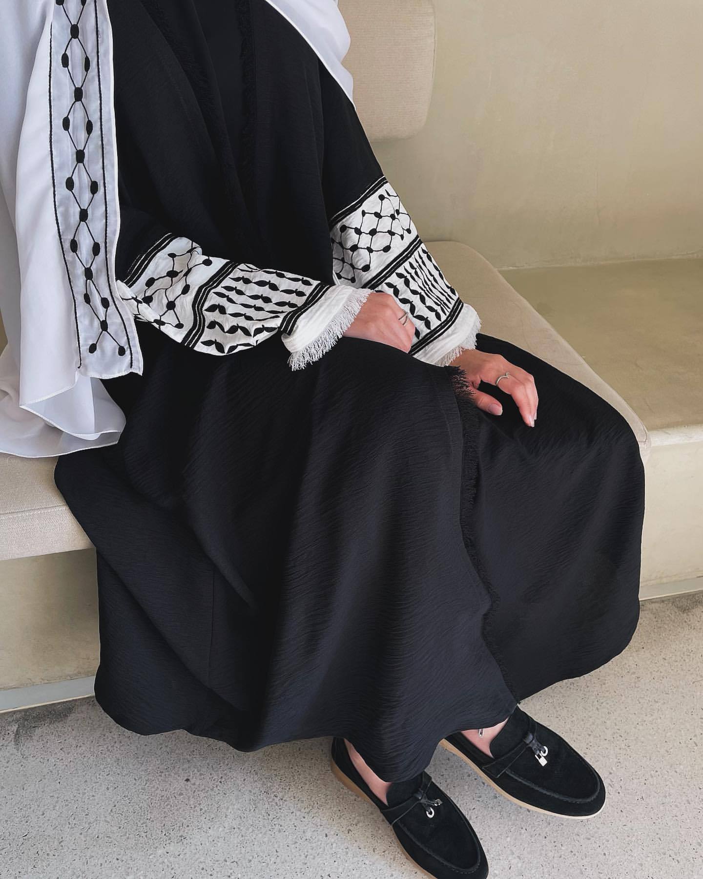لباس مسلمان جدید عبای زنانه Abaya Dubai6 New Abaya Muslim Dress Women's Abaya Dubai6