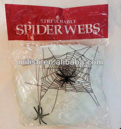 Halloween decoration toys/Party White Horror Spider Web HH-0263