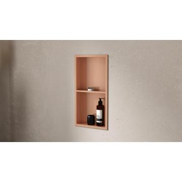 Stainless steel shower niche banyo storage estante