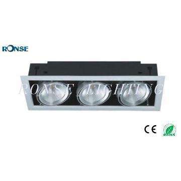 60W High Power COB LED Grille Light 3x20W Office Down Light