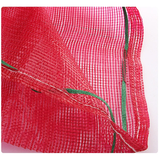 Durable Tubular PP Polypropylene Vegetable Mesh Bag for Firewood