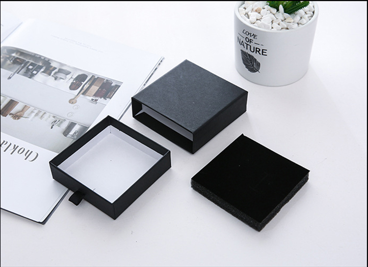 Top sale high quality raw materials jewelry earring cardboard wrapper book shaped packaging paper box