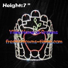 Fall Season Pageant Crowns In Apple Shaped