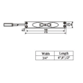 Garden Door Flush Bolts