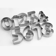 Wholesale Eco-Friendly Stainless Steel Arabic Alphabet Cookie Cutter Set