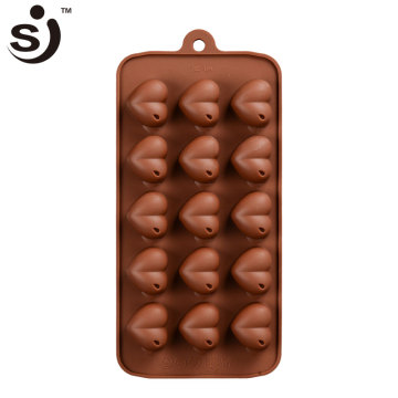 Silicone Chocolate Mould (JSC184),chocolate bar mould ,heart shaped chocolate mould