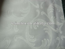 Hotel bed linen jacquard fabric/hotel sheeting material