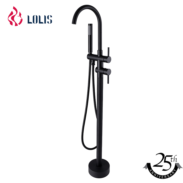 51005 brass floor mounted free standing bath faucet