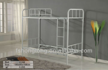 steel folding bed / folding bunk beds/ double bunk beds / wrought iron double bed
