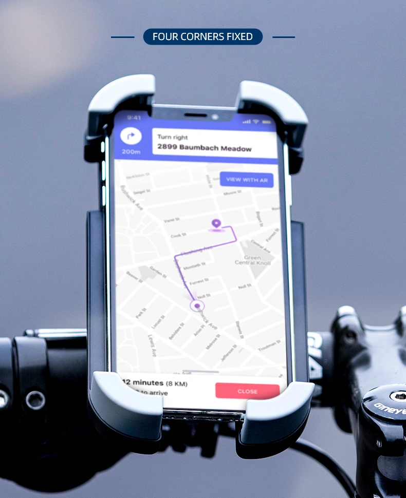 Universal Bicycle Mobile Phone Holder Silicone Motorcycle Bike Handlebar