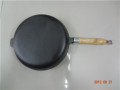 Platte gietijzeren Fry Pan