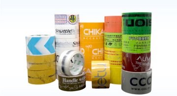 Carton packing printed tape