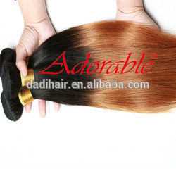 Hot selling human hair straight silk weave 24inch extensions