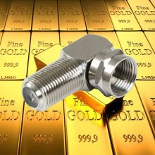 RG6/RG59 Coaxial Cable Compression RF Connector