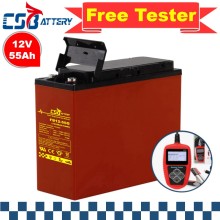 Csbattery 12V125ah Slim Rechargeable Gel Battery for Solar/Wind/Emergency-Power/Telecom/UPS/Light/Golf-Cart/Vs: Northstar/Aokly