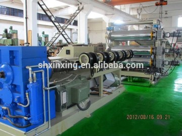 plastic sheet making machine for floor covering