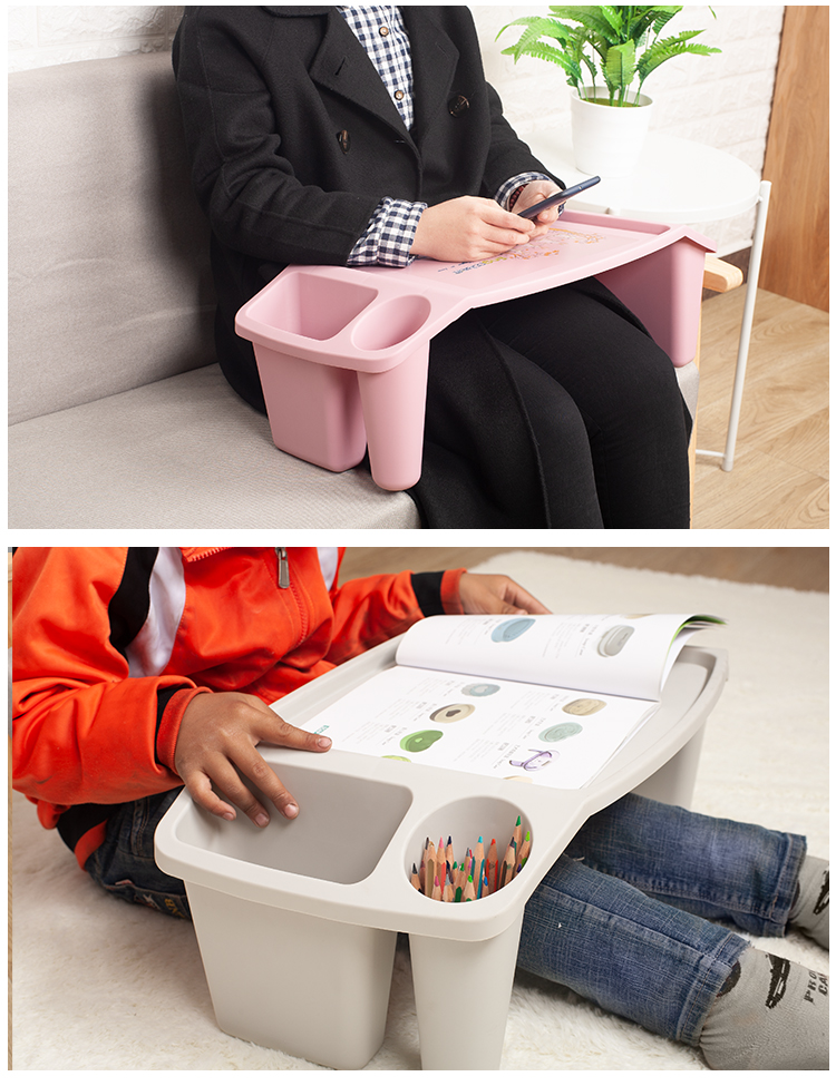 Rectangle Folding Study Desk Furniture Desk - Desk with organization -table with storage box - For children or kids