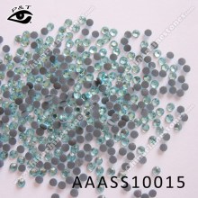 AAA grade hot fix chinese rhinestone ss10 aquamarine color crystals for transfers