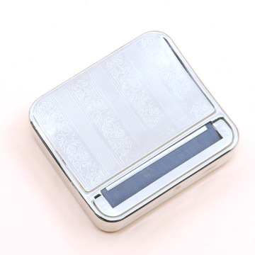 Factory direct silver manual metal stainless steel cigarette box cigarette machine