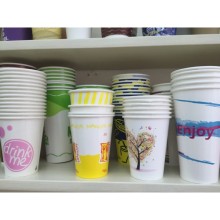 12oz Milk Shake Paper Cup for Cold Drinking