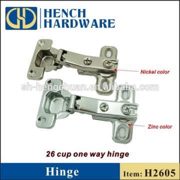 Slide-on wooden doors zinc hinge