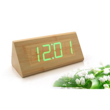 Wooden led digital clock,Wooden clock,LED digital clock