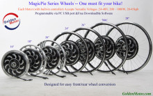 E-Bike Conversion Kit with Built-in Controller 24V 36V 48V 250W 500W 1000W