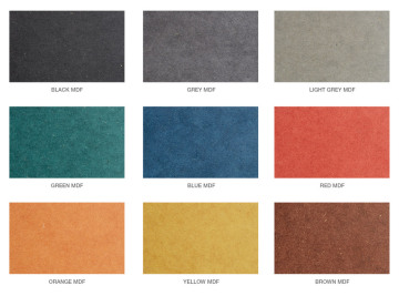 Bright Green Colored MDF Board E1