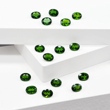 Natural Diopside Green Gemstone Oval Cut Loose Stones