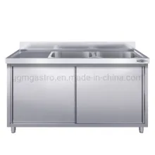 Sink Unit with Floor Base Height-Adjustable Sink