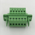 5.08mm through wall or panel plug-in terminal block