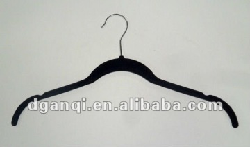 Black Clothes Hangers for Woman with Notched