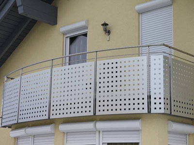 decorative hexagonal hole perfroated metal sheet for building facade