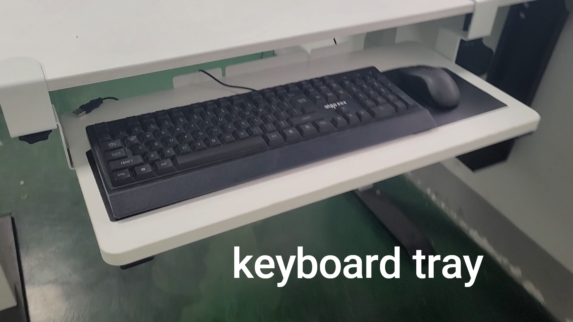 Cheap Office Furniture Under Desk Clamp Keyboard Tray