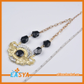 Bijoux collier pierres noires 2014