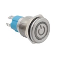 19mm 10A Işıklı Metal Pushbutton Anahtarı