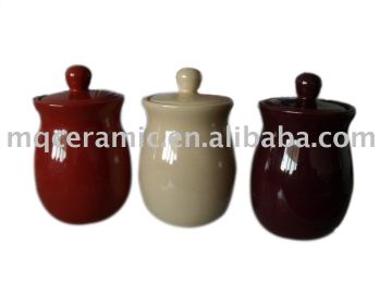 Ceramic spice jar