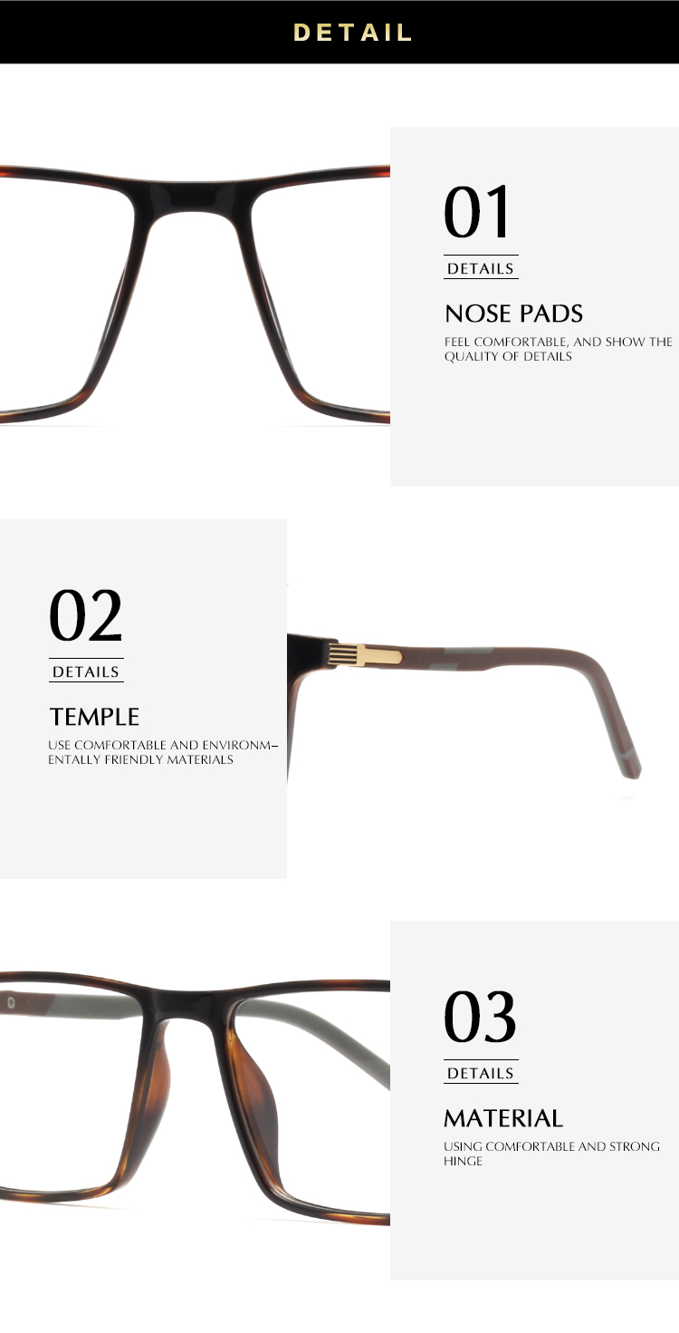TR90 mens eyeglasses frame
