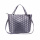 New designer wholesale price women casual tote custom handbag fashion matte geometric shoulder bags