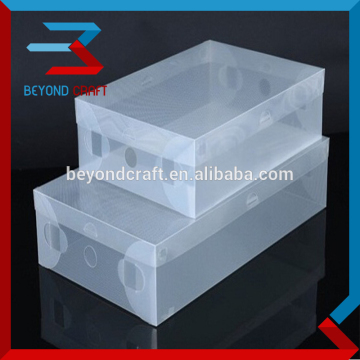 Home packaging box crystal shoe box with removable lids