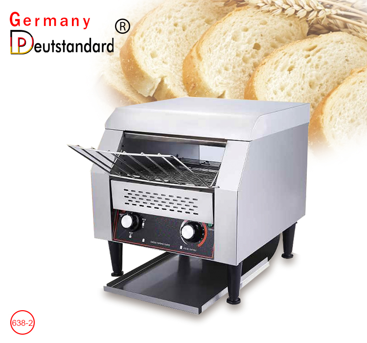 Electric conveyor toaster bread baking machine