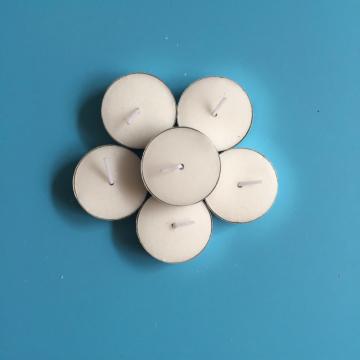 copo de lata sem cheiro branco velas de tealight velas