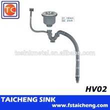 Sink Drain Overflow Pipe With 2 Inch Connection