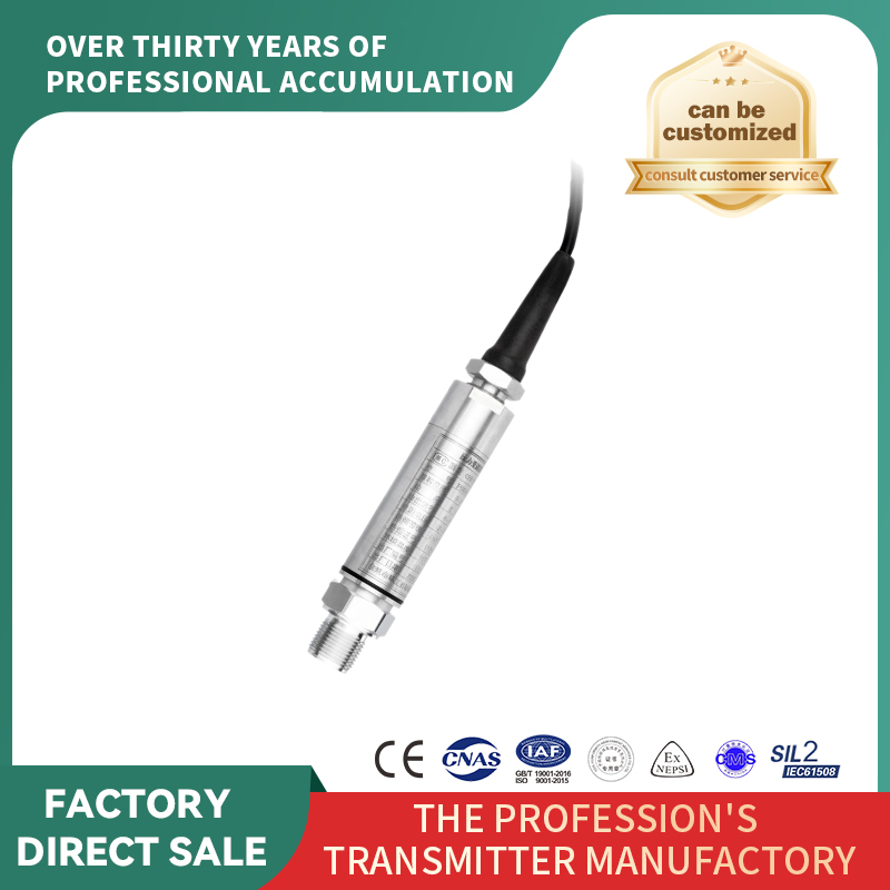 Transmițător de presiune ignifug cu ieșire cu o precizie de 0,5%.