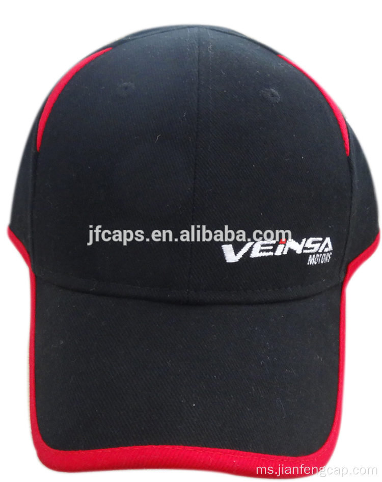 6 Panel dengan Topi Besbol Bordir