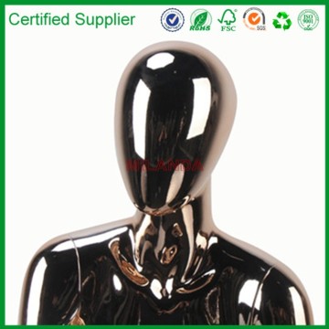 Black female full body mannequin, full body mannequin make, electroplating PU female mannequin