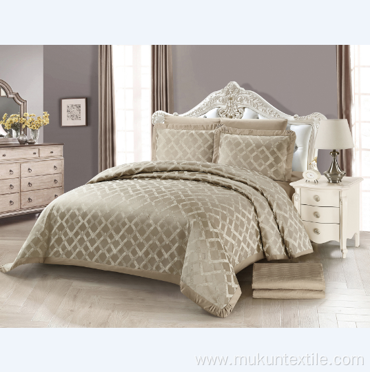 100% polyester heavy weight chenille jacquard bedding